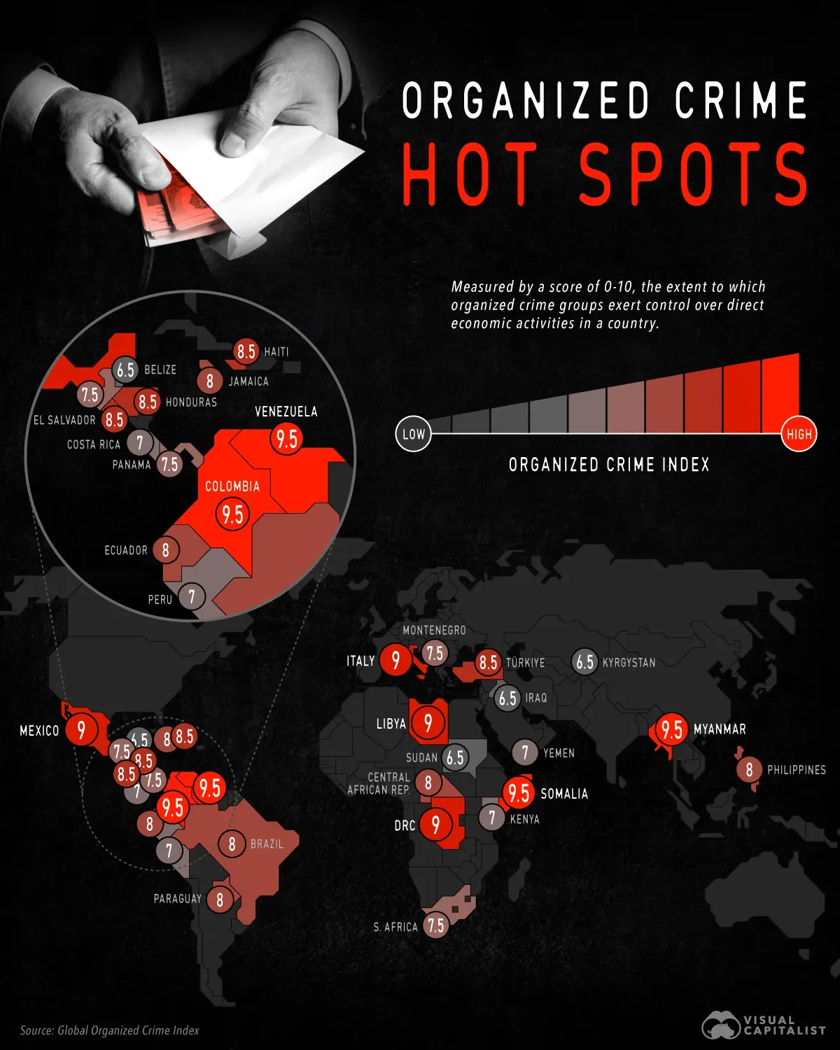 Organized Crime Hot Spots Around the World 💰