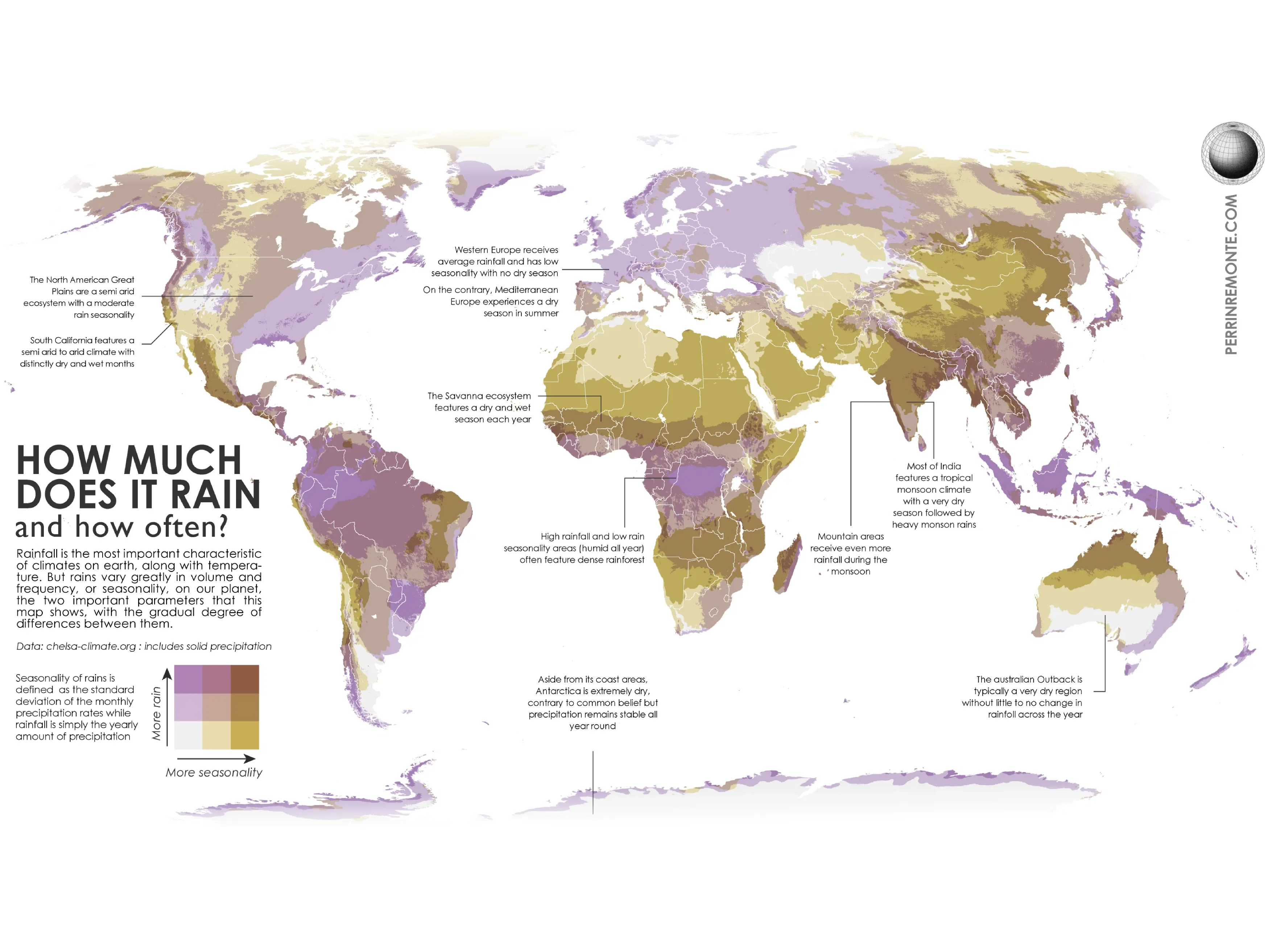 How much does it rain, and how often? 