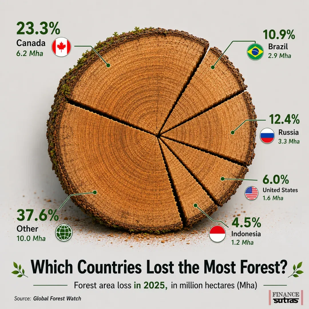 The World Lost Over 25 Million Hectares of Forests in 2025. Who Paid the Biggest Price?